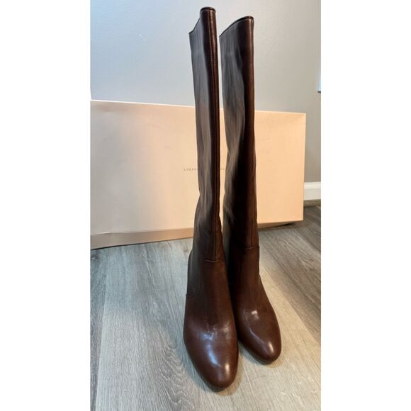 Loeffler Randall Goldy Espresso Tall Boot Size 8.5 $695 - Picture 8 of 13